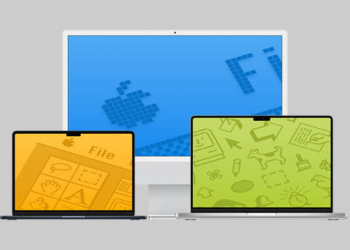 macOS Sequoia 内置经典 Macintosh 图形的怀旧壁纸 – 免费下载